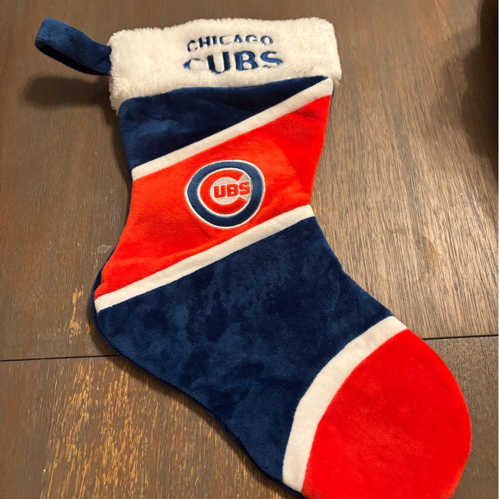 Chicago Cubs Stocking - Blue and Red